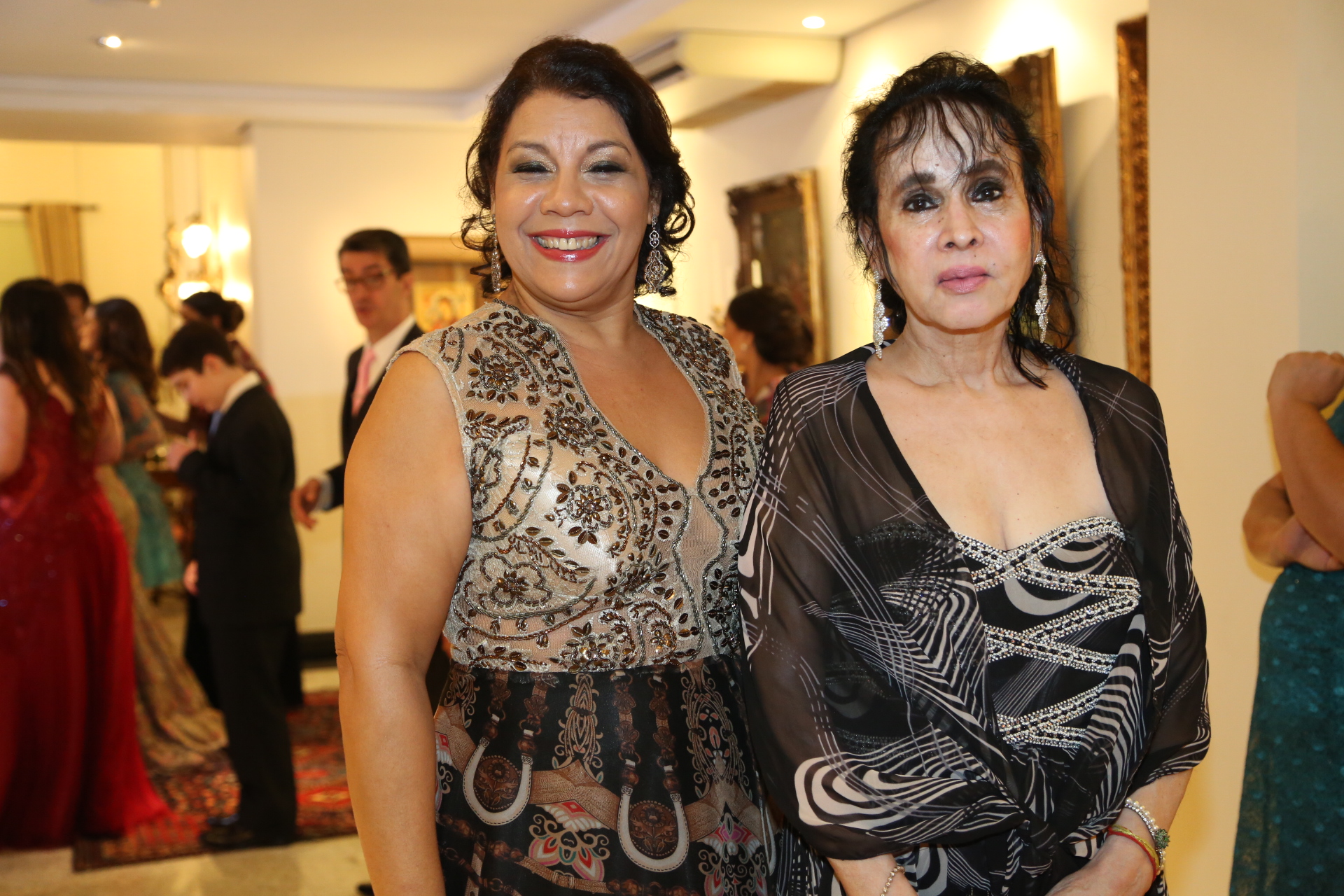 Cida Parente e Sônia Pinheiro em evento de Fortaleza